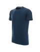 CRIMSON CUT SLIM Men`s T-SHIRT DARK BLUE print embroidery silkscreen