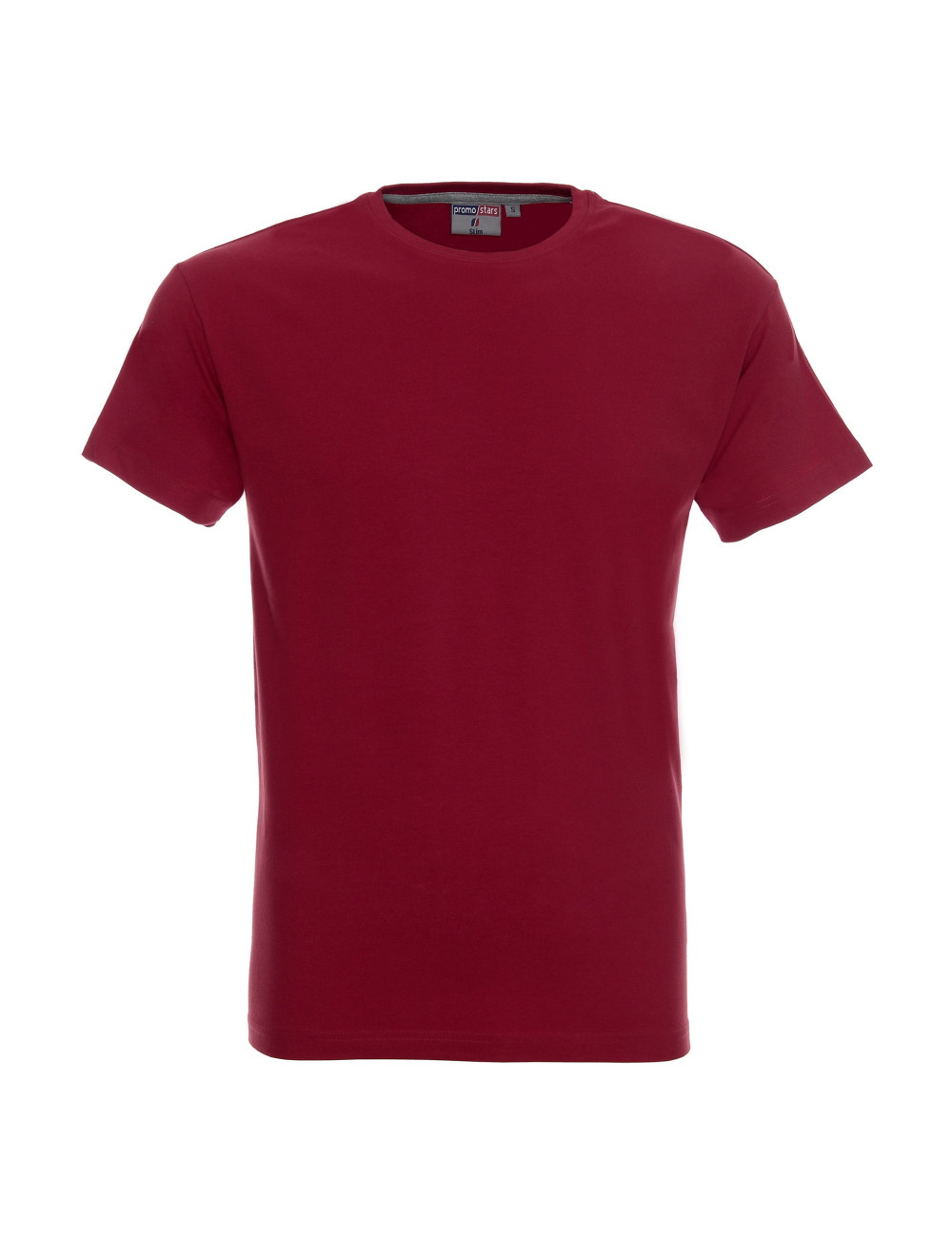 Schmales Herren-T-Shirt, kastanienbrauner Crimson Cut
