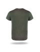 CRIMSON CUT SLIM Men`s T-SHIRT GREEN FOREST print transfer embroidery