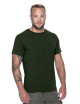 CRIMSON CUT SLIM Men`s T-SHIRT GREEN FOREST print transfer embroidery