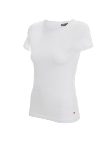 Schlankes Damen-T-Shirt für Damen, weißer Crimson Cut