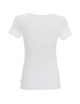 CRIMSON CUT LADIES' SLIM KOSZULKA Damska BIAŁY nadruk logo sitodruk