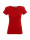 Damen Slim-Damen-T-Shirt rot Crimson Cut