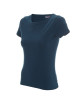 CRIMSON CUT LADIES` SLIM T-SHIRT Women`s DARK BLUE embroidery print