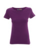 Schlankes Damen-T-Shirt für Damen, lila Crimson Cut