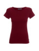 Ladies' slim koszulka damska kasztanowy Crimson Cut