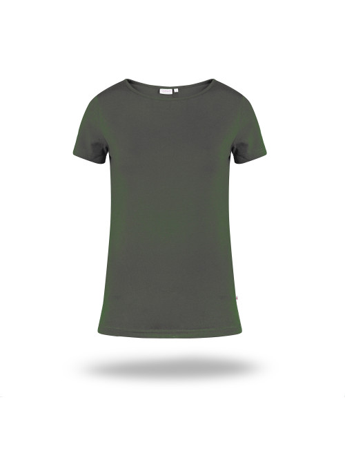 CRIMSON CUT LADIES' SLIM KOSZULKA Damska LEŚNY nadruk logo sitodruk