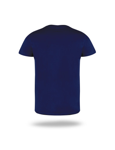Promostars SLIM LIGHT Herren-T-Shirt, Marineblau, Siebdruck, Stickerei