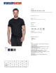Promostars SLIM LIGHT Men`s T-SHIRT BLACK logo print for companies, embroidery
