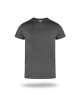 Promostars SLIM LIGHT Herren-T-Shirt in Grau mit Stickerei und Siebdruck-Logo