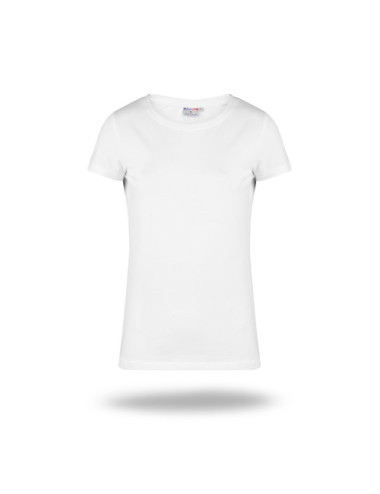 Ladies' slim koszulka damska light biały Promostars