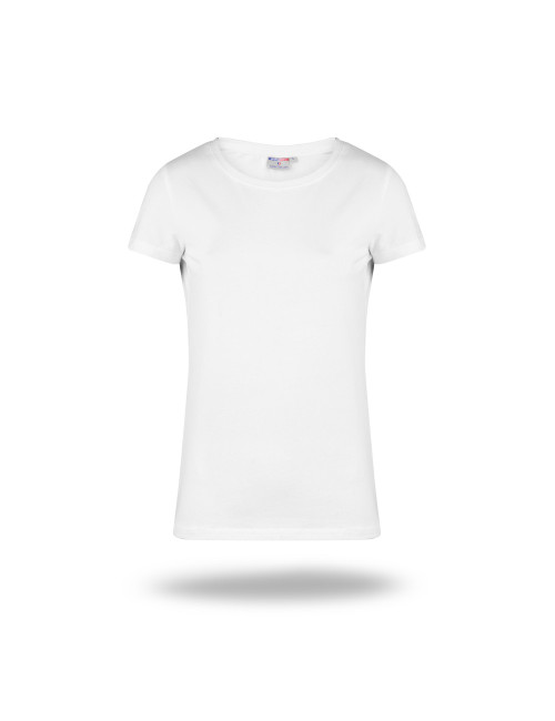 Ladies' slim koszulka damska light biały Promostars