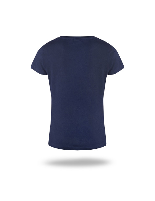 CRIMSON CUT LADIES' SLIM KOSZULKA Damska LIGHT GRANATOWY haft DTG logo