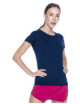 2Schlankes Damen-T-Shirt für Damen in Hellblau von Promostars