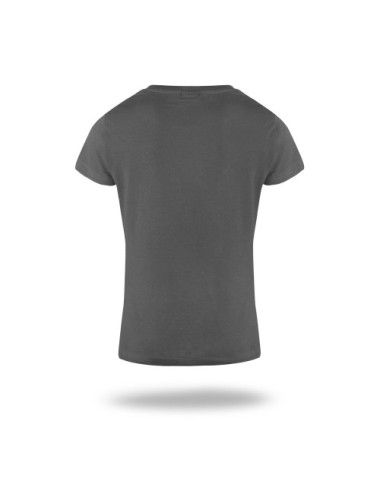 Damen Slim-Damen-T-Shirt hellgrau Promostars