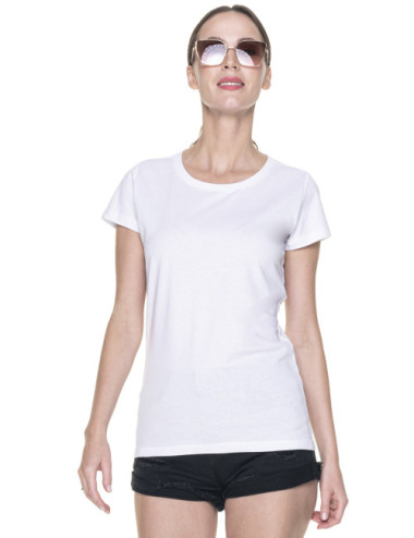 Schweres Damen-T-Shirt für Damen in Weiß von Promostars