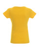Promostars LADIES` HEAVY T-SHIRT Women`s YELLOW print embroidery silkscreen