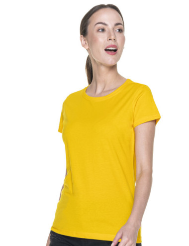 Schweres Damen-T-Shirt gelb von Promostars