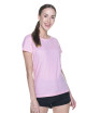 K LADIES` HEAVY T-SHIRT LIGHT PINK
