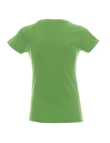Damen schweres Damen-T-Shirt hellgrün Promostars