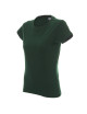 Promostars LADIES` HEAVY T-SHIRT Women BOTTLE GREEN logo print