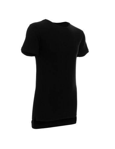 CRIMSON CUT EXTEND HERREN-T-SHIRT SCHWARZ Stickerei DTG-Druck Siebdruck-Logo