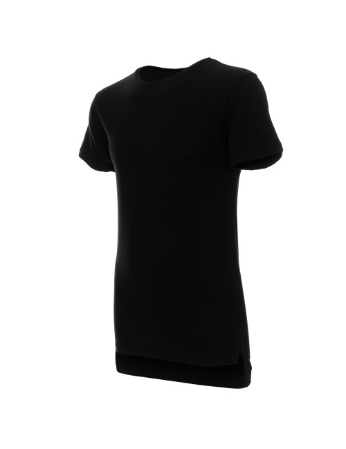 CRIMSON CUT EXTEND HERREN-T-SHIRT SCHWARZ Stickerei DTG-Druck Siebdruck-Logo