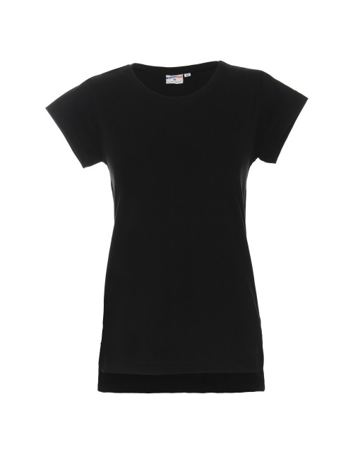Damen-T-Shirt „Extend“ für Damen in Schwarz mit Crimson-Schnitt