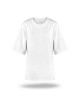 Crimson cut women`s t-shirt LADIES` EXTREME WHITE with logo embroidery