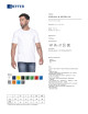 GEFFER T-SHIRT Men 200 WHITE print embroidery silkscreen logo for companies