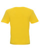 GEFFER Men`s T-SHIRT 200 YELLOW silkscreen embroidery logo for companies