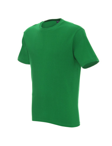 GEFFER HERREN-T-SHIRT 200 GREEN SPRING DTF-Druck, Stickerei, Siebdruck