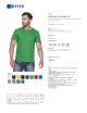 GEFFER Men`s T-SHIRT 200 GREEN SPRING print DTF embroidery silkscreen