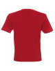 GEFFER Men`s T-SHIRT 200 RED silkscreen embroidery logo print DTF