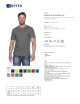 Geffer men`s t-shirt 200 GRAY with company logo, embroidery, print