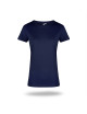 GEFFER DAMEN-T-SHIRT 205 MARINEBLAU DTG-Druck, Siebdruck, Logo-Stickerei