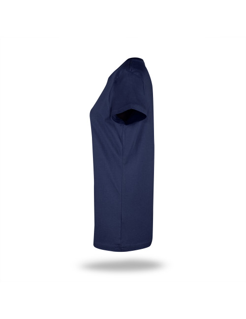 GEFFER DAMEN-T-SHIRT 205 MARINEBLAU DTG-Druck, Siebdruck, Logo-Stickerei