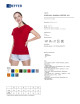 GEFFER DAMEN-T-SHIRT 205 ROT, Aufdruck, Stickerei, Siebdruck, Firmenlogo