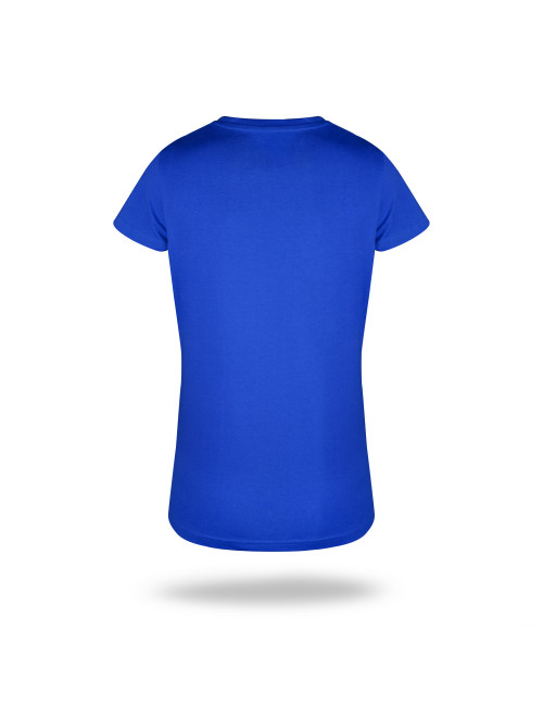 GEFFER LADIES` T-SHIRT 205 CORNFLOWER print embroidery silkscreen logo transfer