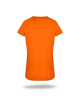 GEFFER LADIES` T-SHIRT 205 ORANGE logo print silkscreen embroidery