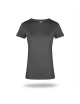 Geffer Damen T-Shirt GEFFER 205 GRAU mit Logo, Stickerei, Aufdruck