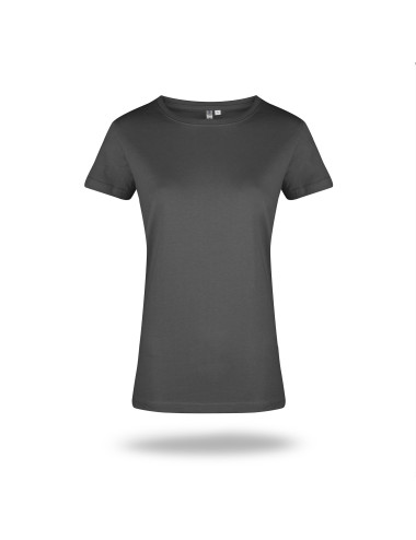 Geffer women`s T-shirt GEFFER 205 GRAY with logo, embroidery, print