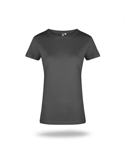 Geffer women`s T-shirt GEFFER 205 GRAY with logo, embroidery, print