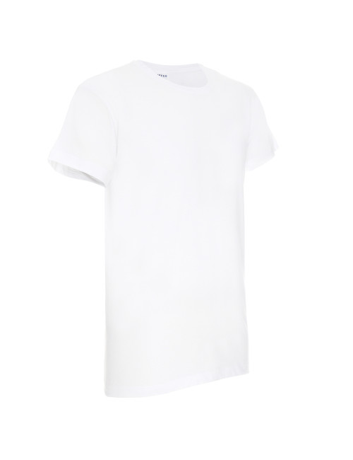 GEFFER Men`s T-SHIRT 100 WHITE screen printing DTG printing embroidery logo for companies