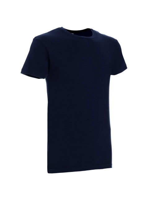 GEFFER HERREN-T-SHIRT 100 MARINEBLAU Aufdruck, Stickerei, Logo, Siebdruck