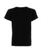 GEFFER Men`s T-SHIRT 100 BLACK silkscreen printing DTG logo embroidery