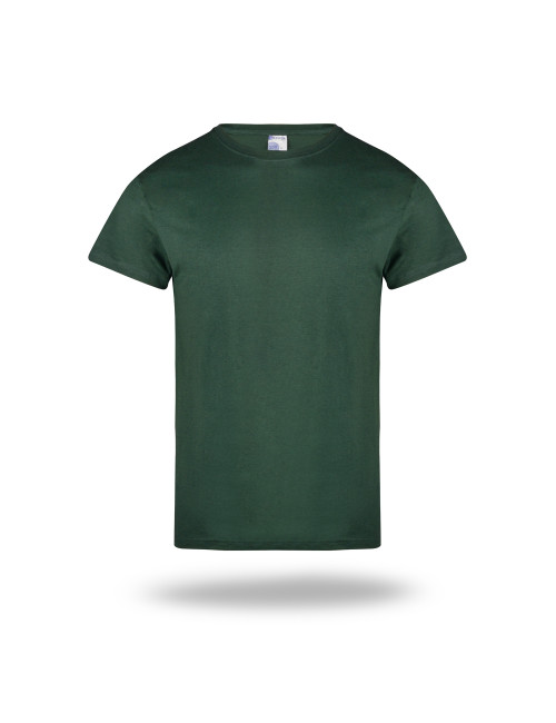 GEFFER Men`s T-SHIRT 100 BOTTLE GREEN print embroidery logo silkscreen