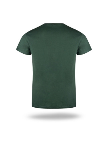 Koszulka męska 100 zielony butelkowy Geffer