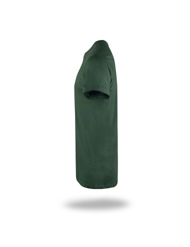 Koszulka męska 100 zielony butelkowy Geffer