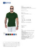 2Men`s t-shirt 100 bottle green Geffer